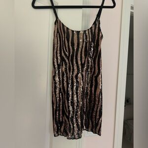 Free People sequin mini dress size XS